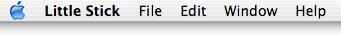 Little Stick Menu bar